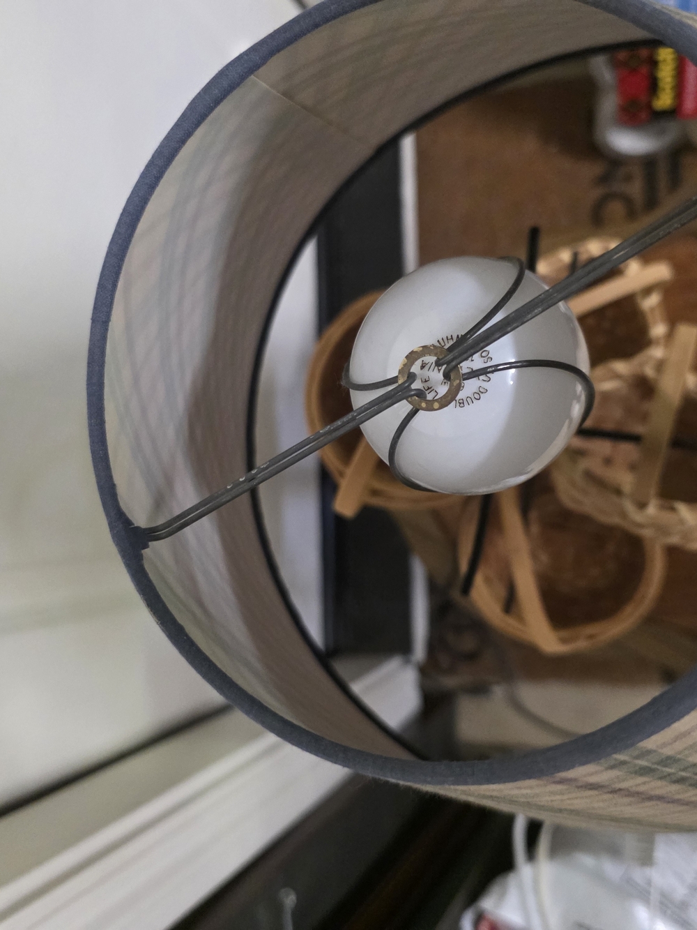 Baskets Table Lamp - Picture 3 of 5